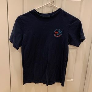 navy vans t shirt